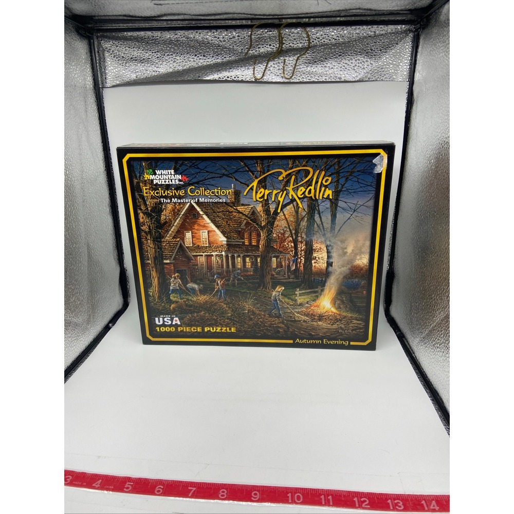 White Mountain‎ Terry Redlin Autumn Evening 1000 Piece Jigsaw Puzzle 5145 USA